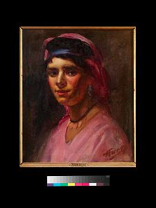 AUGUSTIN FERRANDO 1880-1957 Ferrando-007 Femme berbere au collier d'or,1909
